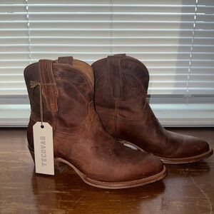 Tecovas Brown Leather Boots - The Penny